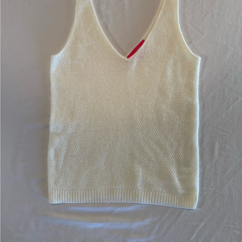 Lilly Pulitzer Cream Textured Knit Top